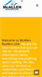 Mobile Screenshot of mcallenroofers.com